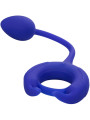 ANILLO VIBRADOR CON PESO PARA PENE ADMIRAL AZUL DE LA MARCA CALEXOTICS