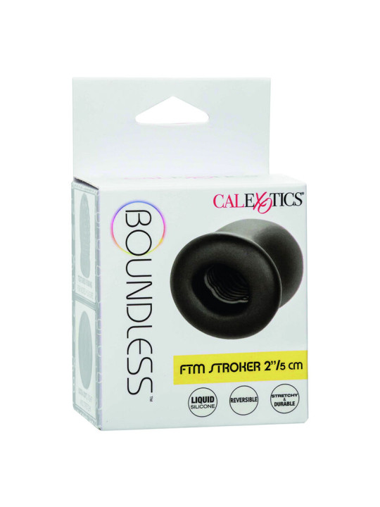 MASTURBADOR FTM REVERSIBLE SILICONA SUAVE 5CM DE LA MARCA CALEXOTICS