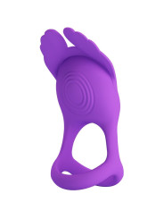 ANILLO VIBRADOR SILAS 7 MODOS SILICONA LILA DE LA MARCA PRETTY LOVE MALE