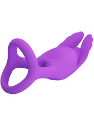 ANILLO VIBRADOR SILAS 7 MODOS SILICONA LILA DE LA MARCA PRETTY LOVE MALE
