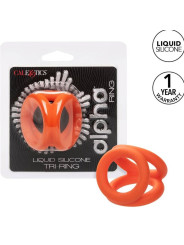 ANILLO TRIPLE DE SILICONA LÍQUIDA ALPHA DE LA MARCA CALEXOTICS