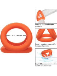 ANILLO TRIPLE DE SILICONA LÍQUIDA ALPHA DE LA MARCA CALEXOTICS