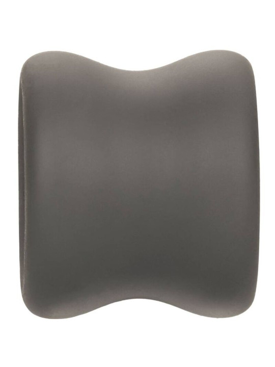 ANILLO ESCROTO DOBLE SILICONA LÍQUIDA ALPHA NEGRO DE LA MARCA CALEXOTICS