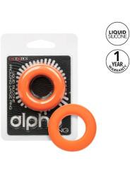 ANILLO PROLONGADOR DE SILICONA LÍQUIDA ALPHA GRANDE DE LA MARCA CALEXOTICS