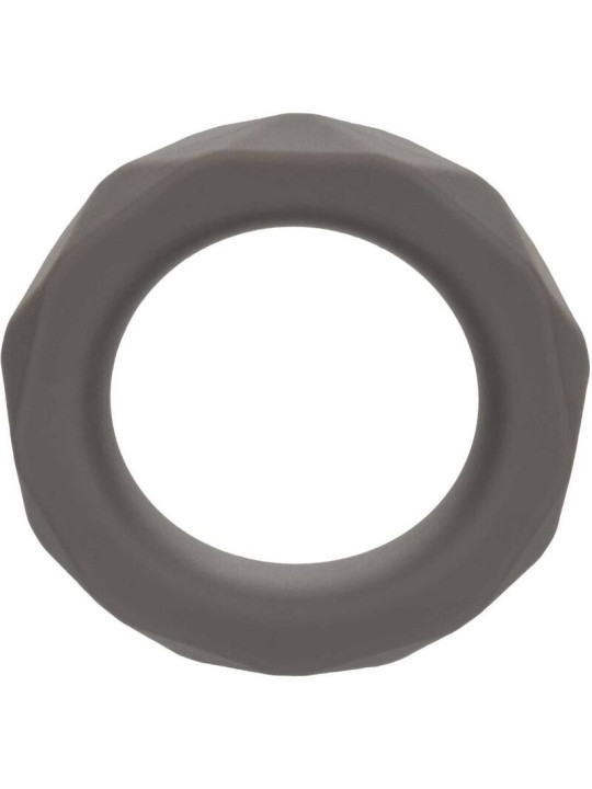 ANILLO PROLONGADOR DE SILICONA LÍQUIDA ALPHA GRIS DE LA MARCA CALEXOTICS