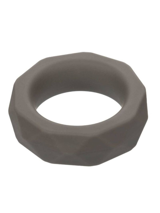 ANILLO PROLONGADOR DE SILICONA LÍQUIDA ALPHA GRIS DE LA MARCA CALEXOTICS