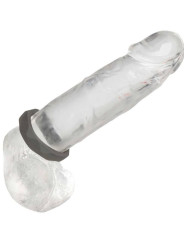 ANILLO PROLONGADOR DE SILICONA LÍQUIDA ALPHA GRIS DE LA MARCA CALEXOTICS