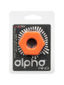 ANILLO SEXUAL SILICONA ALPHA PROLONG NARANJA DE LA MARCA CALEXOTICS