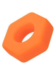 ANILLO SEXUAL SILICONA ALPHA PROLONG NARANJA DE LA MARCA CALEXOTICS