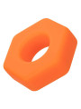 ANILLO SEXUAL SILICONA ALPHA PROLONG NARANJA DE LA MARCA CALEXOTICS
