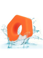 ANILLO SEXUAL SILICONA ALPHA PROLONG NARANJA DE LA MARCA CALEXOTICS