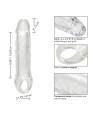 EXTENSIÓN TRANSPARENTE PERFORMANCE MAXX 7.5" REALISTA DE LA MARCA CALEXOTICS