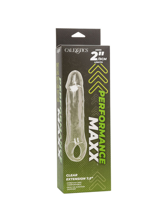 EXTENSIÓN TRANSPARENTE PERFORMANCE MAXX 7.5" REALISTA DE LA MARCA CALEXOTICS