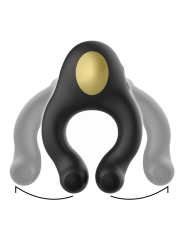 ANILLO VIBRADOR 3 MOTORES RECARGABLE ESTIMULADOR CLÍTORIS DE LA MARCA ARMONY FOR HIM