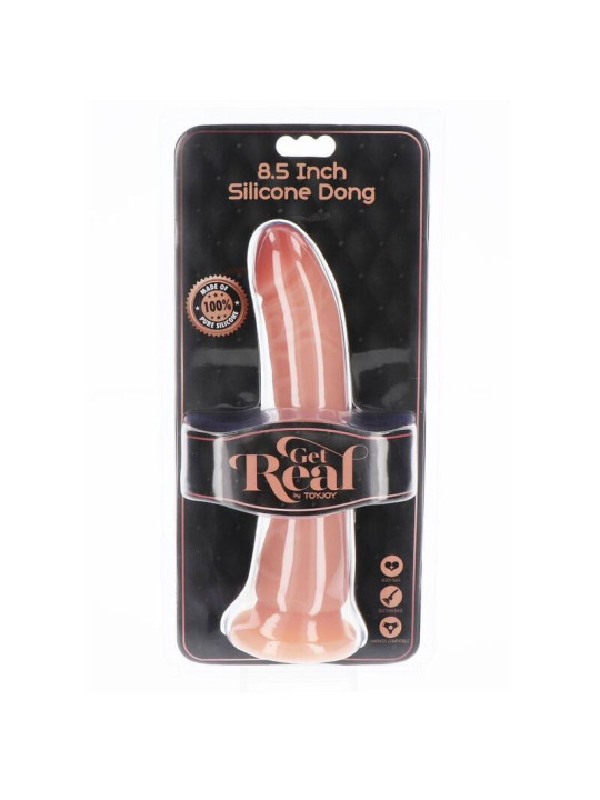 DONG SILICONA 21 CM REALISTA CON VENTOSA GET REAL DE LA MARCA GET REAL
