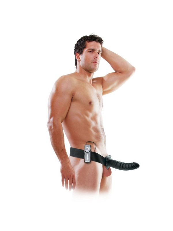 ARNES VIBRADOR HUECO 19 CM NEGRO FETISH FANTASY DE LA MARCA FETISH FANTASY SERIES