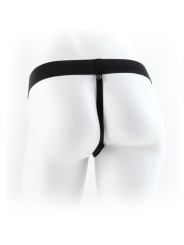 ARNÉS ESTRAP-ON 9 PULGADAS CON BOLAS 22.9CM NATURAL DE LA MARCA FETISH FANTASY SERIES