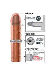 EXTENSIÓN PARA PENE FANTASY X-TENSIONS - AUMENTA LONGITUD Y GROSOR DE LA MARCA FANTASY X-TENSIONS