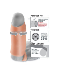 EXTENSIÓN DE PENE REAL FEEL XL - ESTIMULADOR CLITORIS DE LA MARCA FANTASY X-TENSIONS