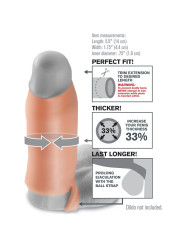 EXTENSIÓN DE PENE REAL FEEL TENSIONS - MAYOR GROSOR Y PLACER DE LA MARCA FANTASY X-TENSIONS