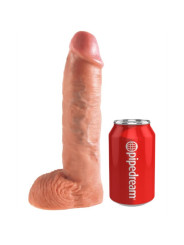 STRAP-ON DILDO HUECO 25.5 CM TIRANTES COLOR CARNE DE LA MARCA KING COCK
