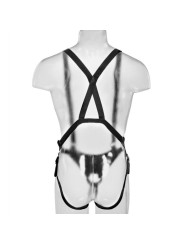 STRAP-ON DILDO HUECO 28 CM TIRANTES CARNE KING COCK DE LA MARCA KING COCK