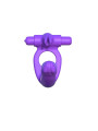 ANILLO DOBLE PENETRACIÓN CON VIBRADOR RABBIT SILICONA DE LA MARCA FANTASY C-RINGZ