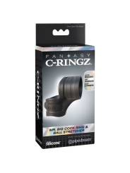ANILLO ERÓTICO DE SILICONA PARA PENE Y TESTÍCULOS DE LA MARCA FANTASY C-RINGZ