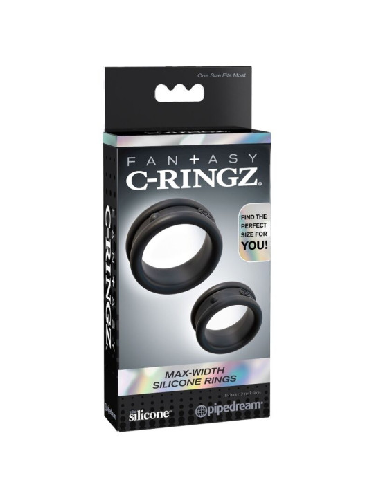 ANILLAS SILICONA ERECCIÓN DURADERA Y RETARDANTE DE LA MARCA FANTASY C-RINGZ