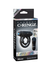ANILLO VIBRADOR CONTROL REMOTO PARA ESTIMULACIÓN MASCULINA DE LA MARCA FANTASY C-RINGZ