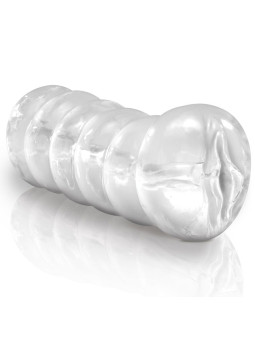 MASTURBADOR VAGINA TRANSPARENTE CON NÓDULOS INTERIORES DE LA MARCA EXTREME TOYZ