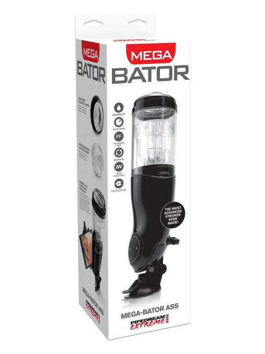 MASTURBADOR MASCULINO USB PDX MEGA BATOR VIBRACIÓN DE LA MARCA EXTREME TOYZ