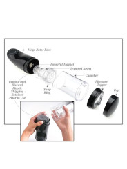 MASTURBADOR MASCULINO USB PDX MEGA BATOR VIBRACIÓN DE LA MARCA EXTREME TOYZ