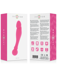 VIBRADOR DUAL SILICONA ROSA PLACER ANAL Y VAGINAL DE LA MARCA INTENSE FUN