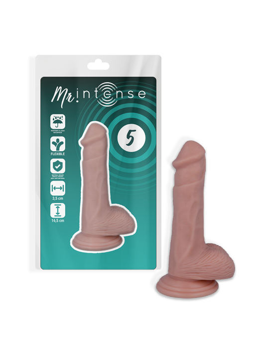 DILDO REALISTA MR. INTENSE 16.5 CM CON VENTOSA DE LA MARCA MR. INTENSE