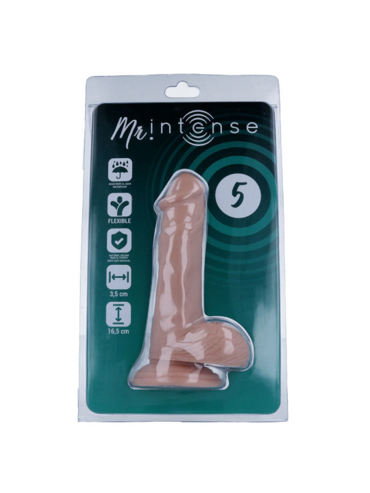 DILDO REALISTA MR. INTENSE 16.5 CM CON VENTOSA DE LA MARCA MR. INTENSE