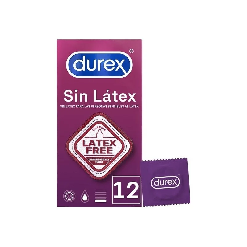DUREX PRESERVATIVOS SIN LATEX 12 UDS de la marca DUREX