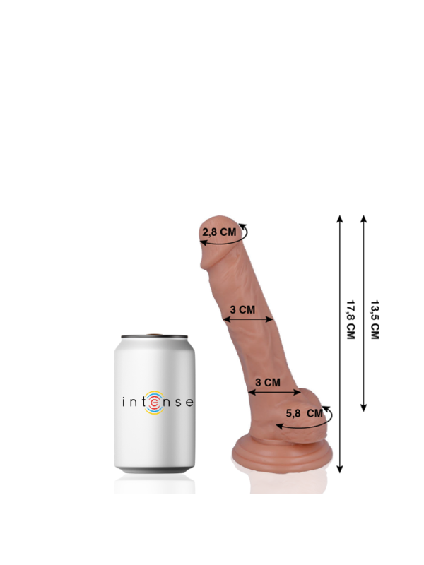 DILDO REALISTA MR. INTENSE 17.8 CM CON VENTOSA DE LA MARCA MR. INTENSE