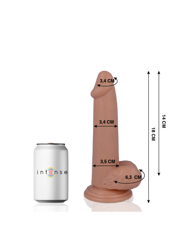 DILDO REALISTA MR. INTENSE 18 CM CON VENTOSA DE LA MARCA MR. INTENSE