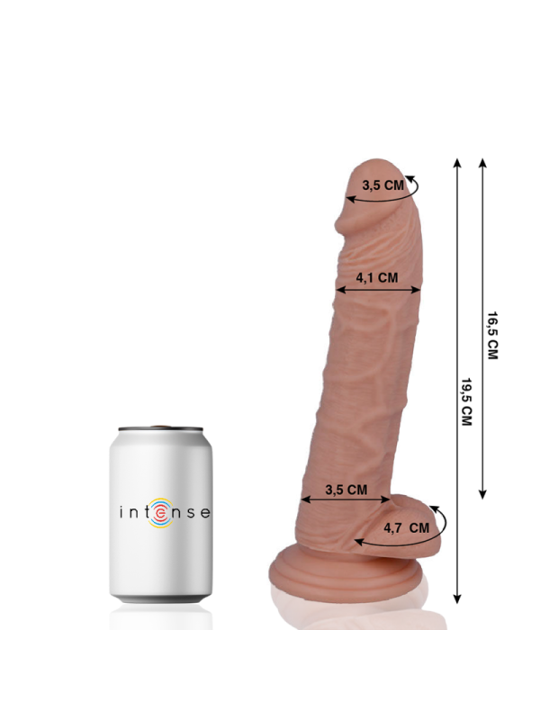 DILDO REALISTA MR. INTENSE 19.5 CM CON VENTOSA DE LA MARCA MR. INTENSE