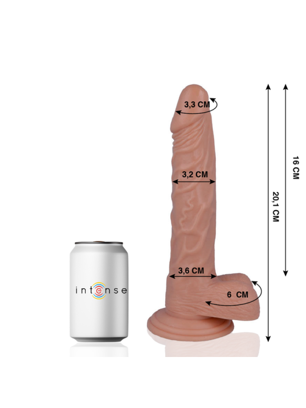 DILDO REALISTA MR. INTENSE 20 CM CON VENTOSA DE LA MARCA MR. INTENSE