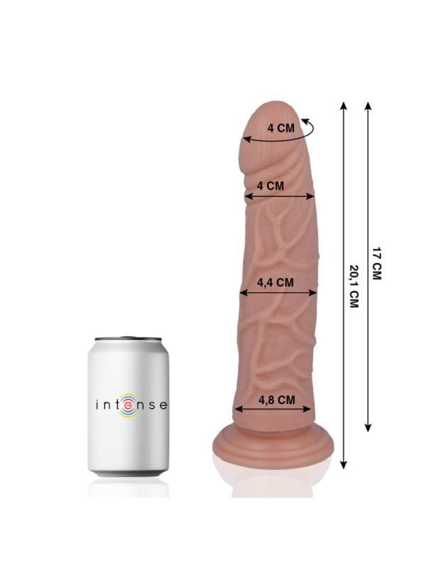 DILDO REALISTA MR. INTENSE 20.1 CM CON VENTOSA DE LA MARCA MR. INTENSE