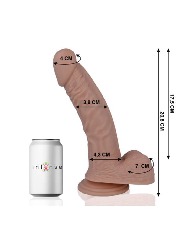 DILDO REALISTA MR. INTENSE 20.8 CM CON VENTOSA DE LA MARCA MR. INTENSE