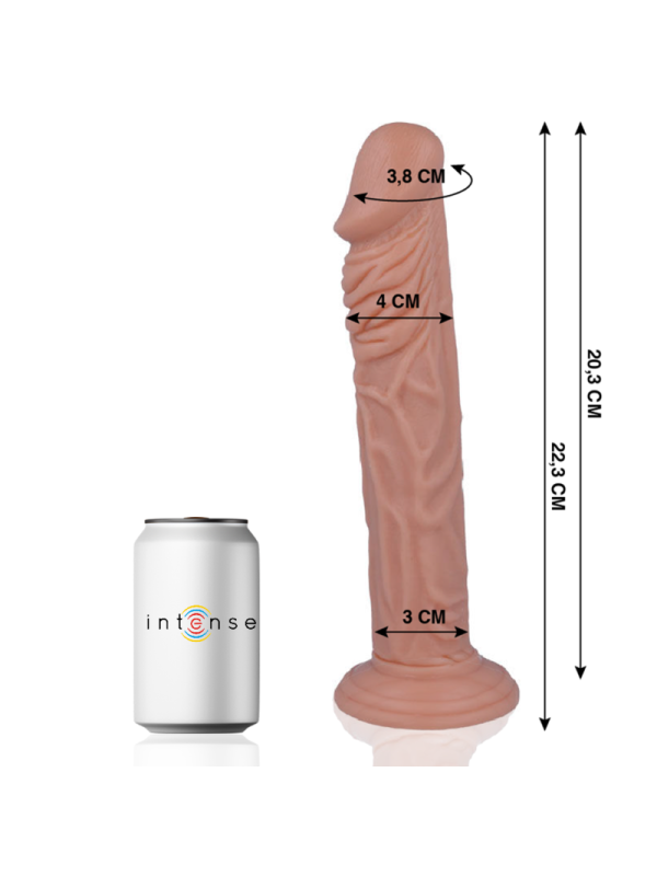 DILDO REALISTA MR. INTENSE 22.3 CM CON VENTOSA DE LA MARCA MR. INTENSE