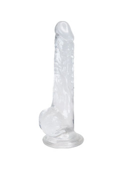 DILDO REALISTA TRANSPARENTE 18 CM JELLY HIPOLARGÉNICO DE LA MARCA ALIVE