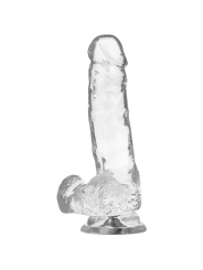 CLEAR DILDO REALISTA TRANSPARENTE 18.5 CM -O- 3.8 CM DE LA MARCA X RAY