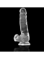 CLEAR DILDO REALISTA TRANSPARENTE 18.5 CM -O- 3.8 CM DE LA MARCA X RAY
