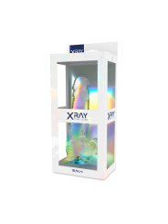 CLEAR DILDO REALISTA TRANSPARENTE 18.5 CM -O- 3.8 CM DE LA MARCA X RAY