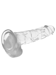 CLEAR DILDO REALISTA TRANSPARENTE 22 CM -O- 4.6 CM DE LA MARCA X RAY