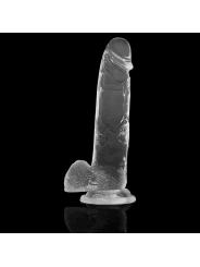 CLEAR DILDO REALISTA TRANSPARENTE 22 CM -O- 4.6 CM DE LA MARCA X RAY
